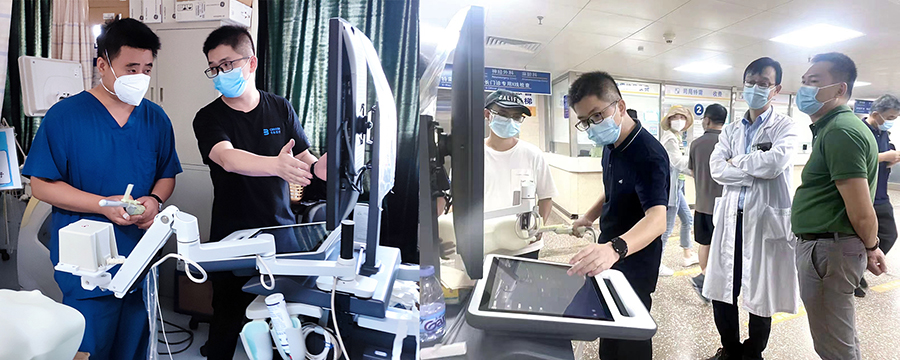 卡本医疗VENUS共话医疗影像新未来全国行北京站主任教授参观venus